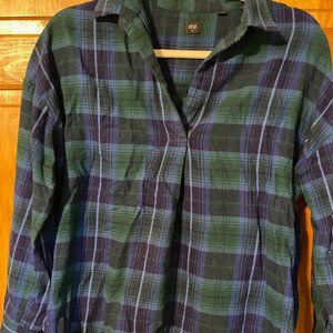 Uniqlo Flannel Top